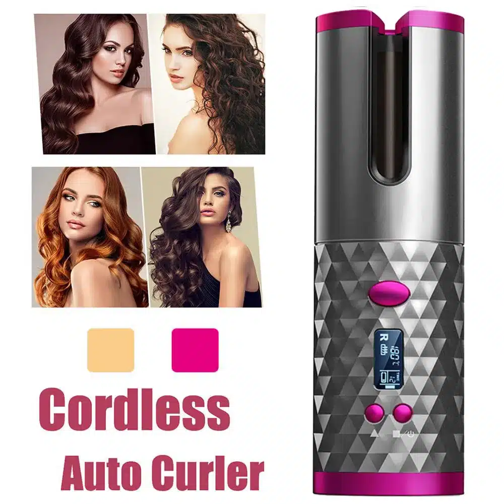 Fer à friser sans fil pour coiffure facile