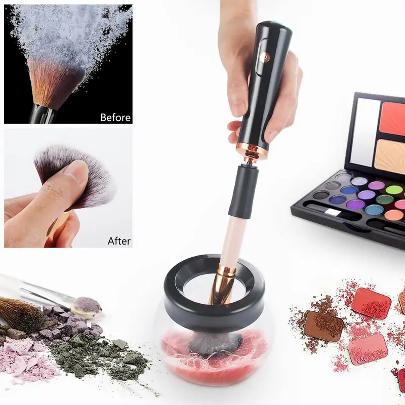 Nettoyeur Pinceaux Maquillage – Lavage & Séchage Express 6 Machine de nettoyage pour pinceaux de maquillage