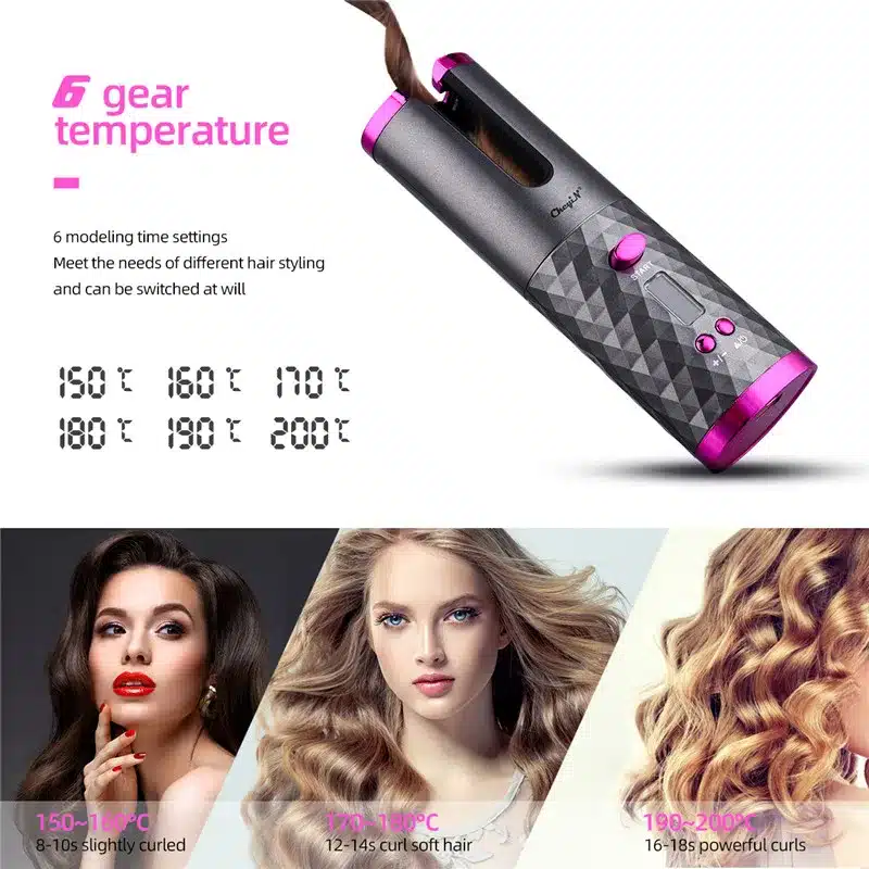 Coiffage rapide et efficace avec fer à friser