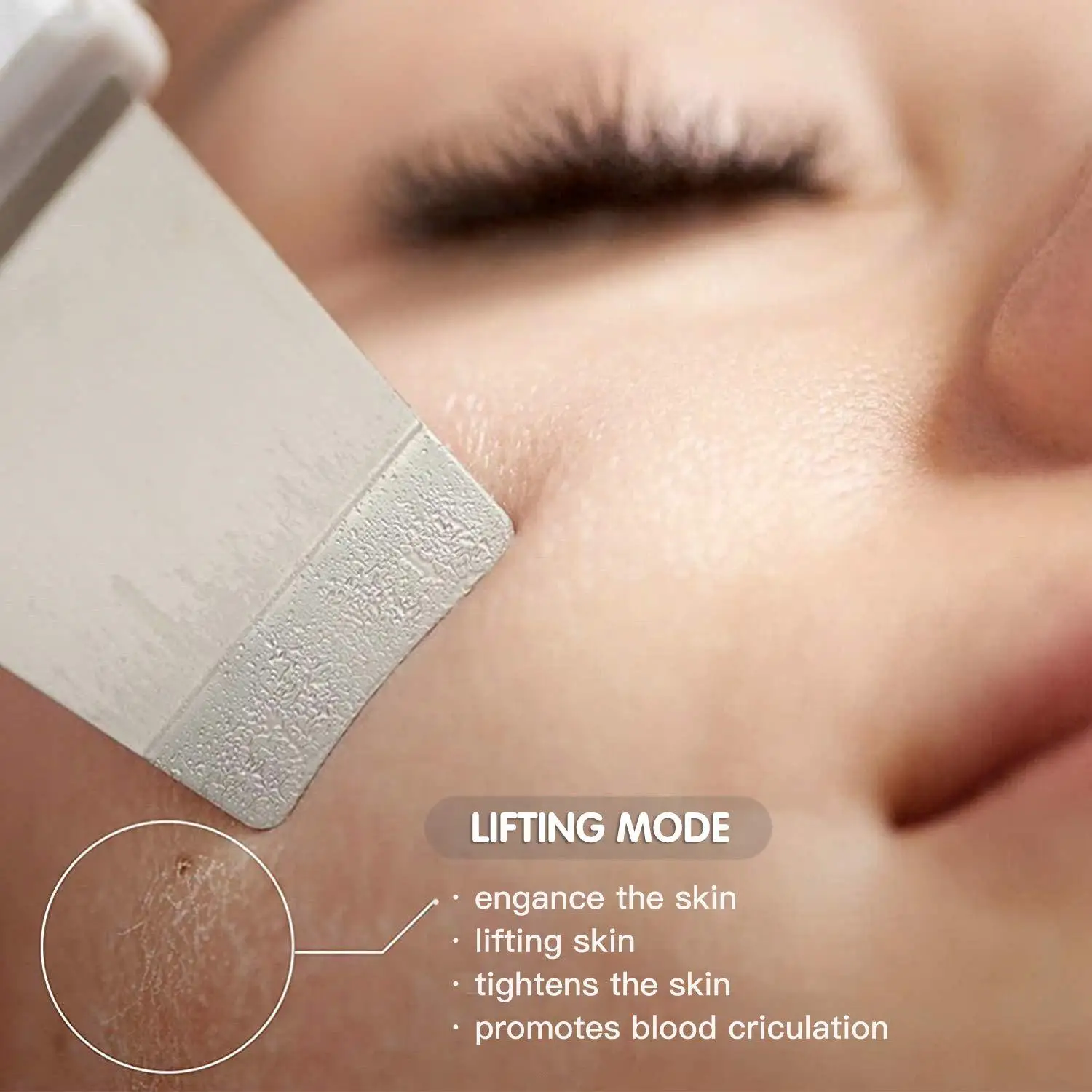 Épurateur Peau Ultrasonique – Nettoyage Profond & Éclat 6 Soin visage avec épurateur peau ultrasonique