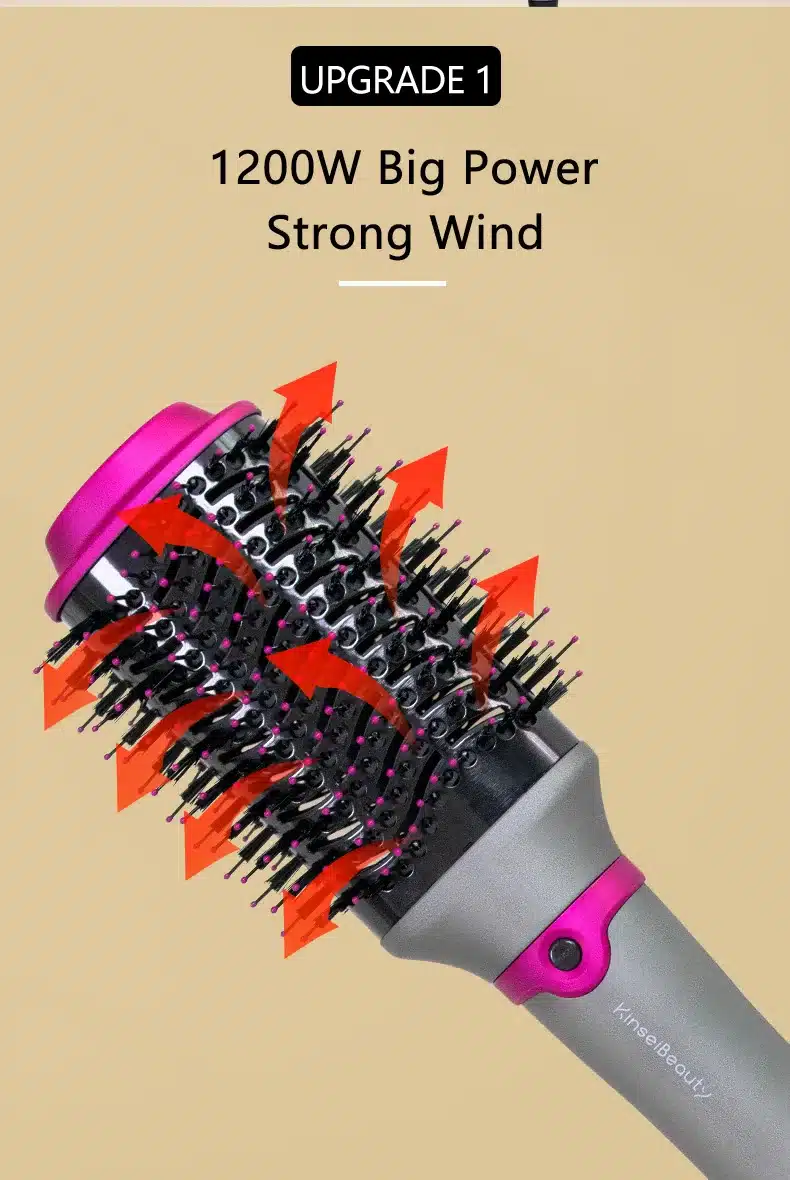 Brosse soufflante - Sèche-cheveux ionique