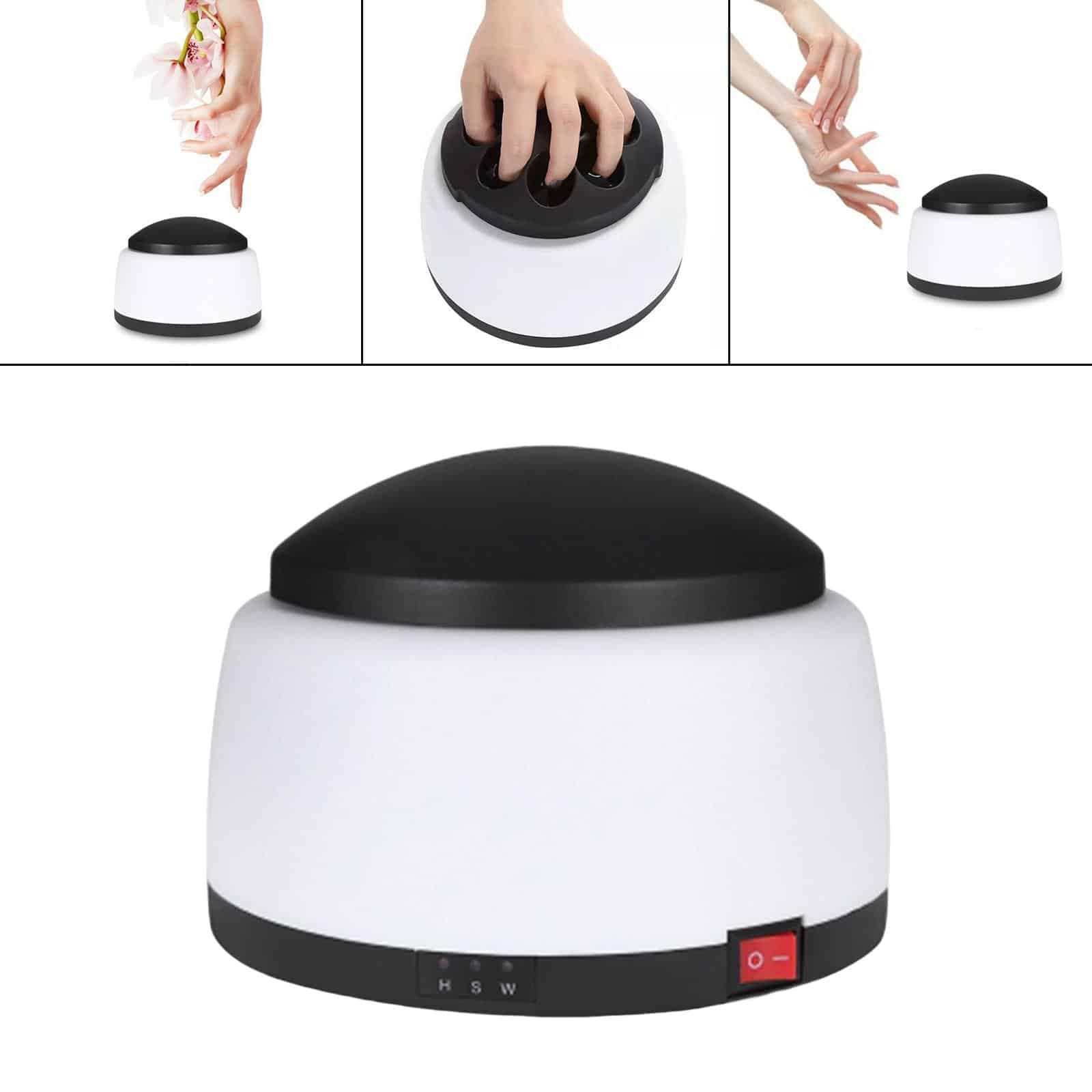 Nettoyage vapeur pour ongles en salon