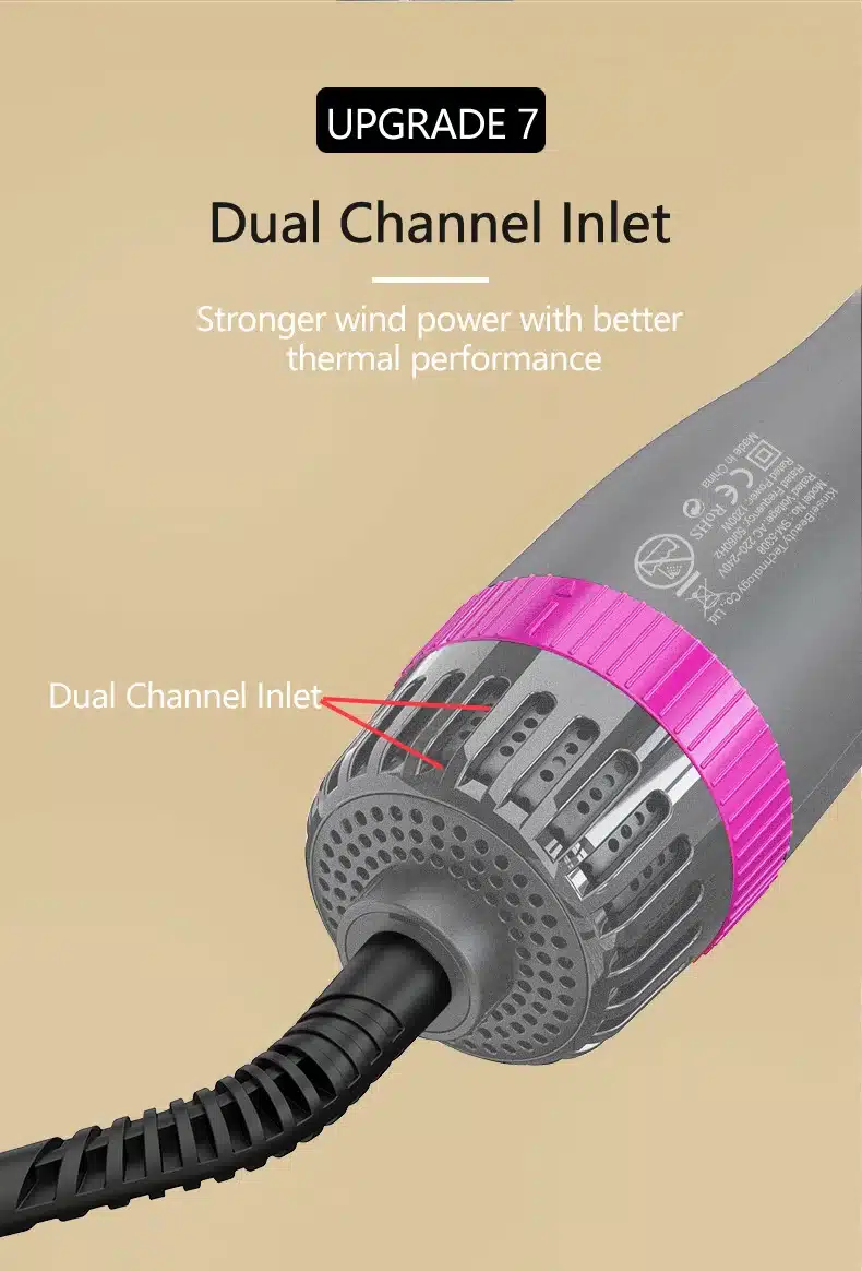 Peigne chauffant - Brosse soufflante